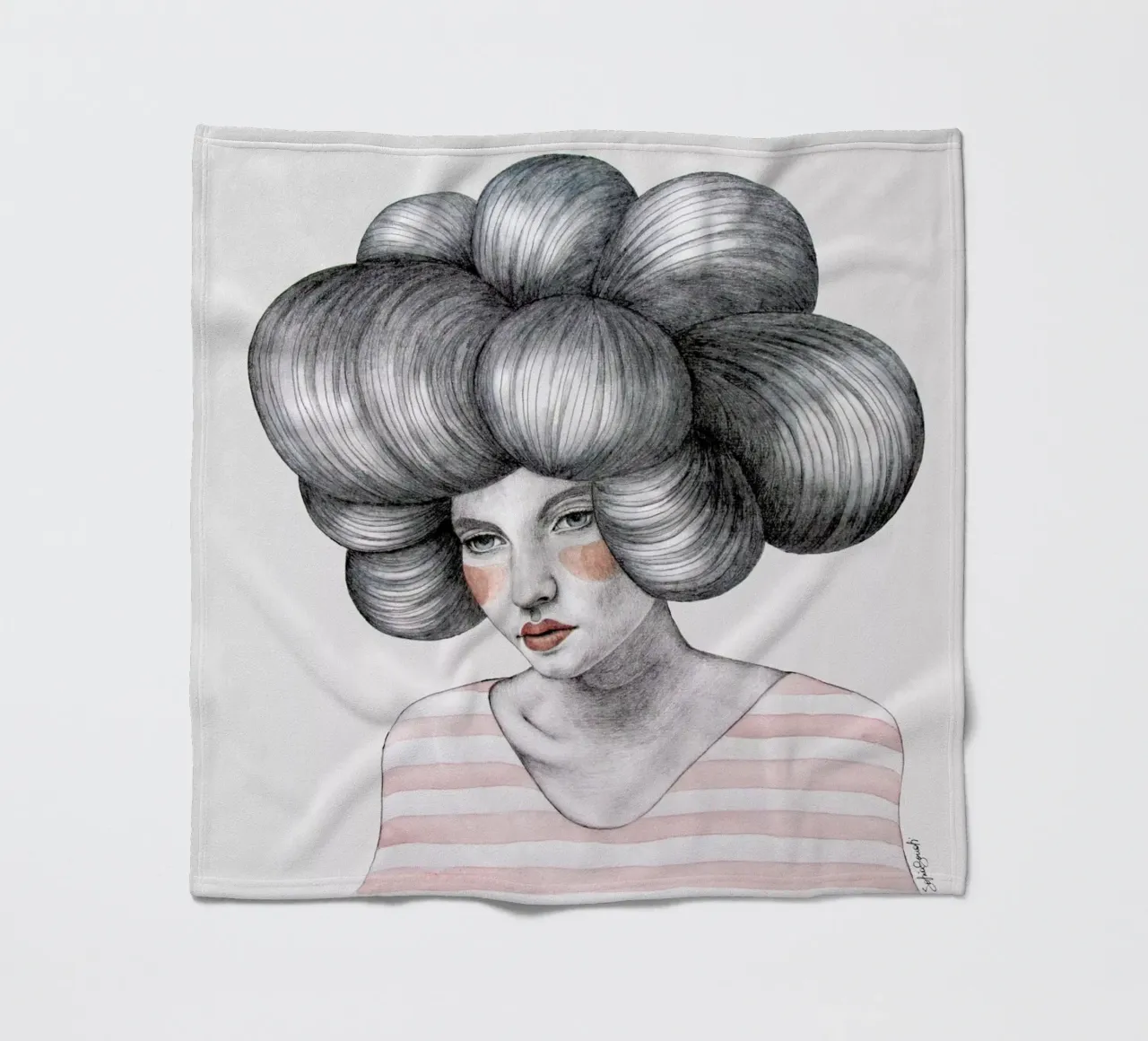 Agata Fleecedecke von Sofia Bonati