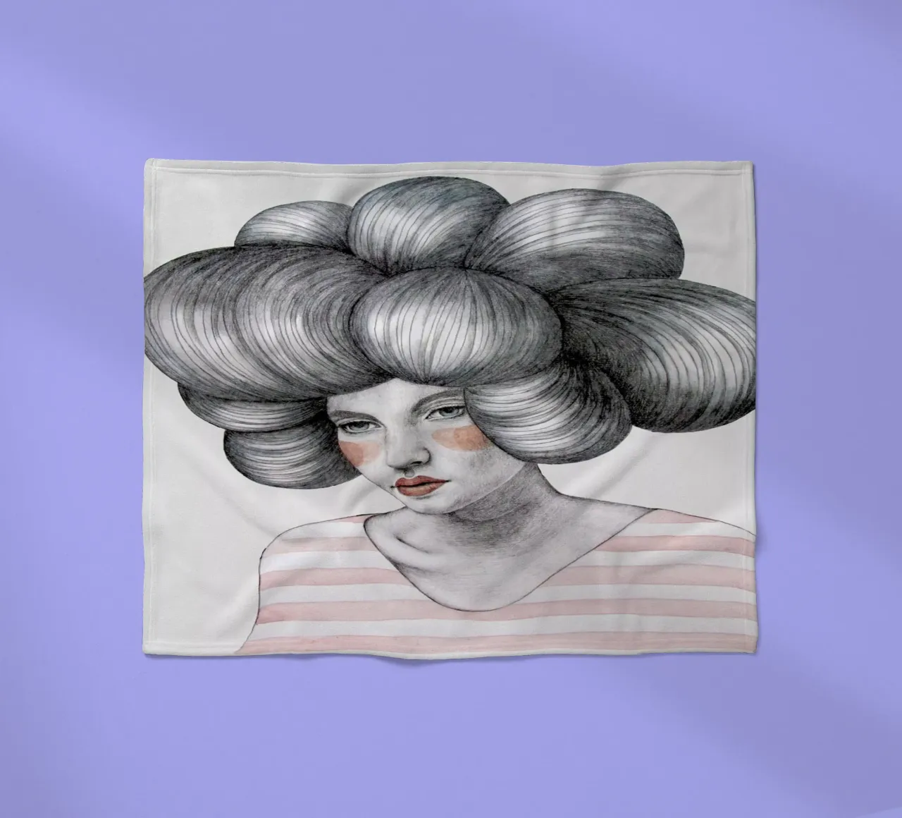 Agata Fleecedecke von Sofia Bonati