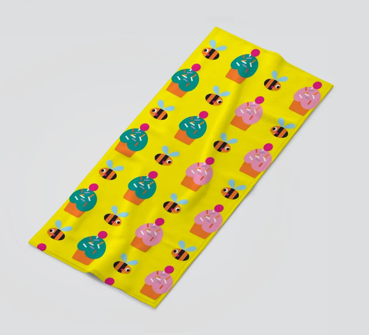 Ape e torta telo mare da Looks n Brains