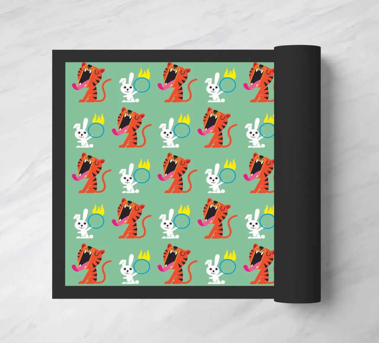 Tigre e lepre zerbino da Looks n Brains