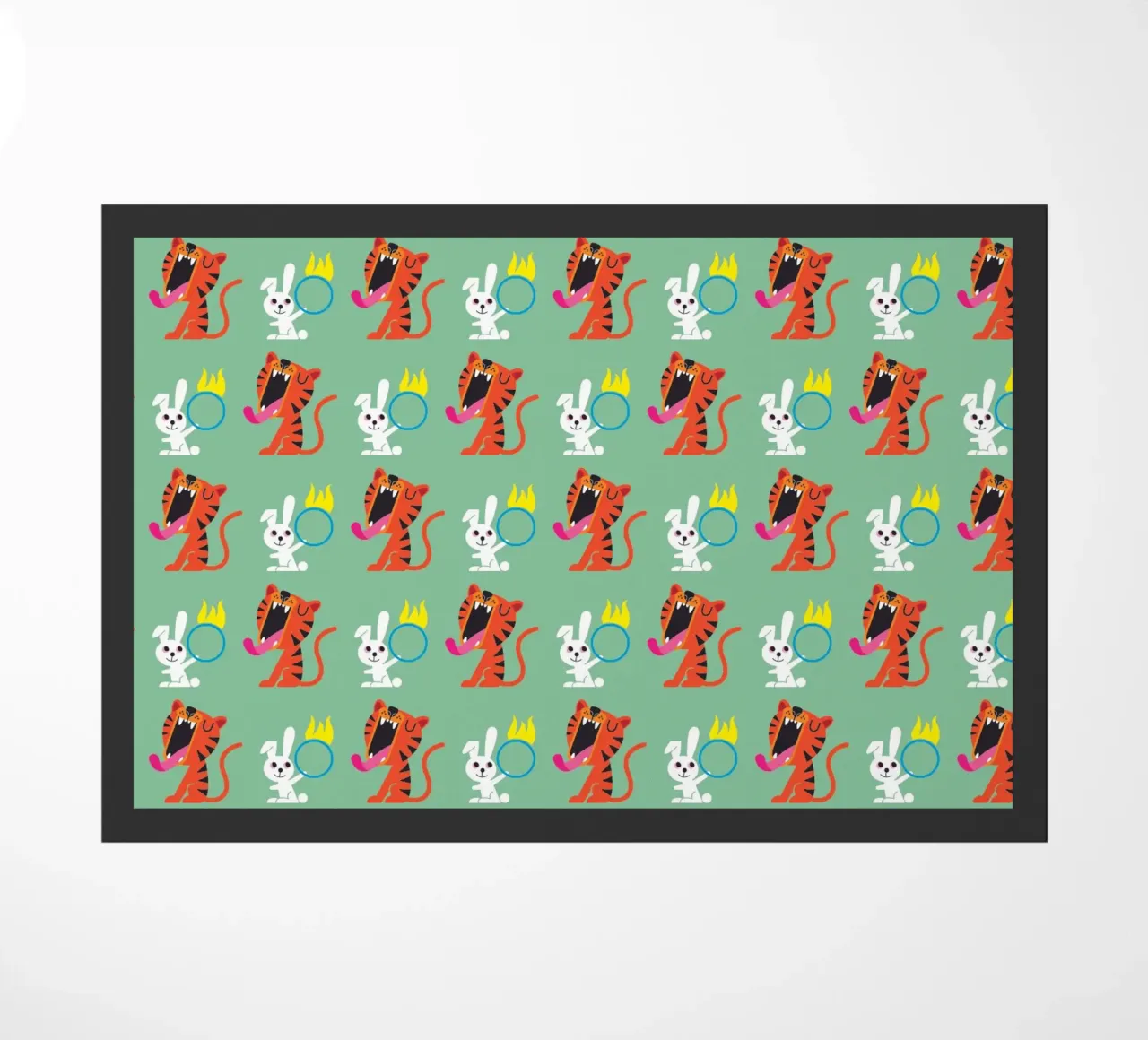 Tigre e lepre zerbino da Looks n Brains