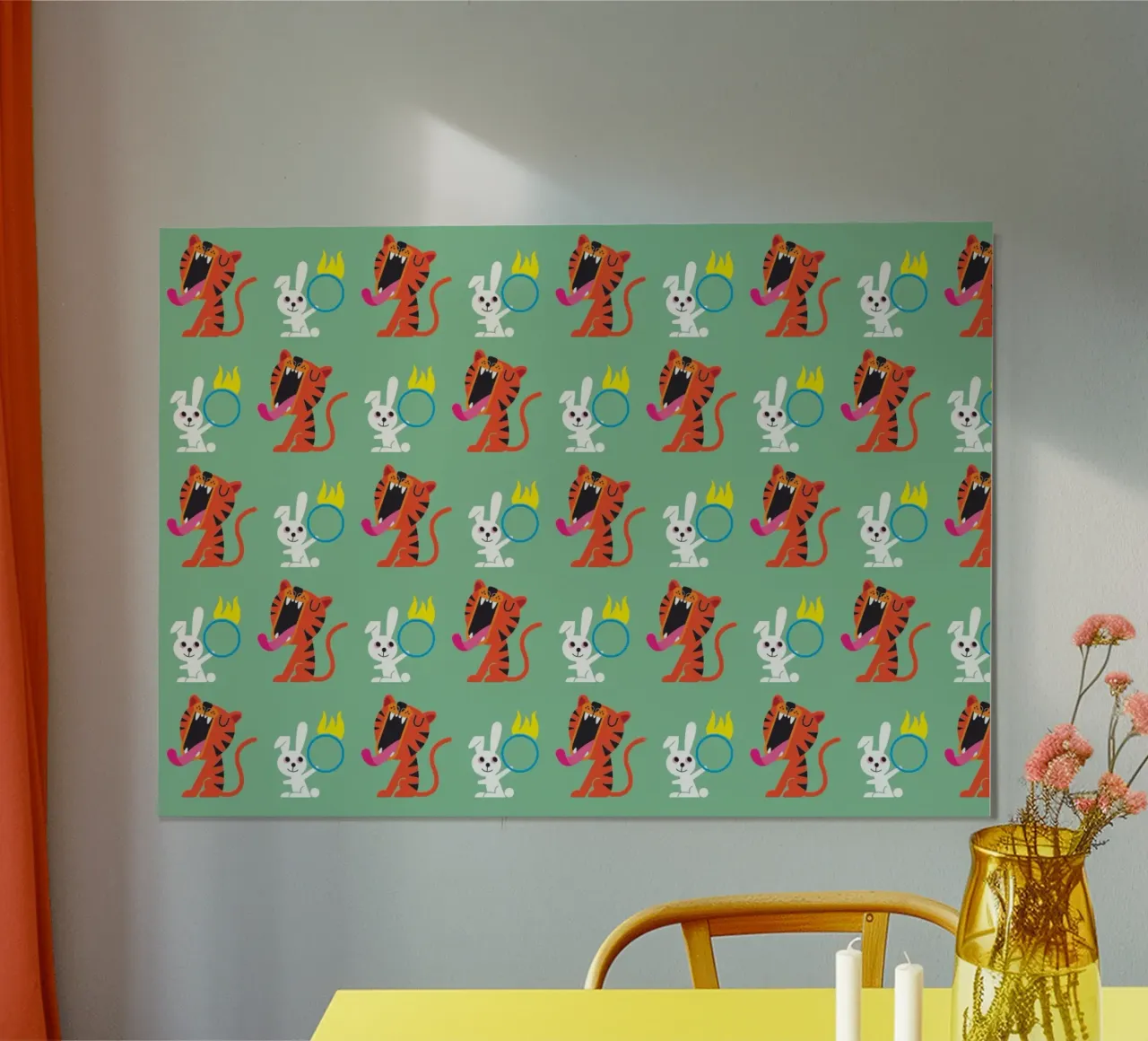 Tigre e lepre poster da Looks n Brains