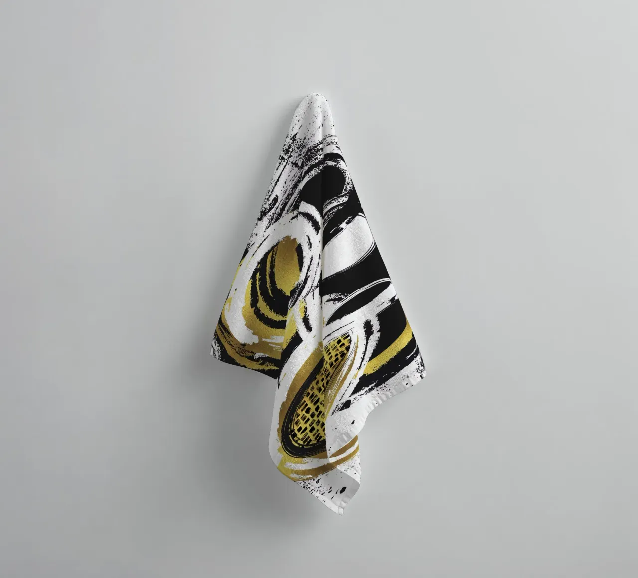 Abstract Painting No. 2 - Cohesion towel by Melanie Viola