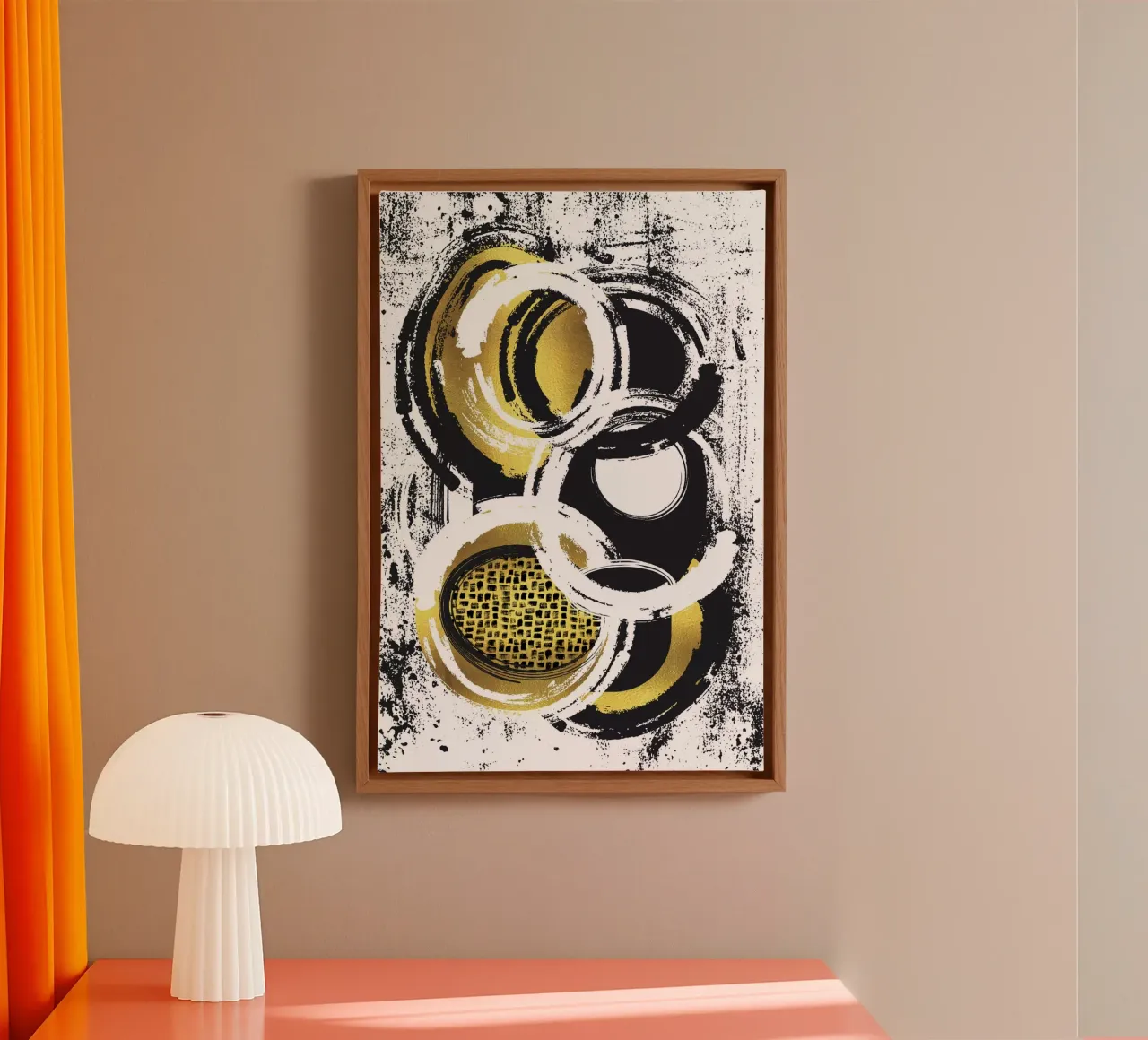 Abstract Painting No. 2 - Cohesion canvas by Melanie Viola