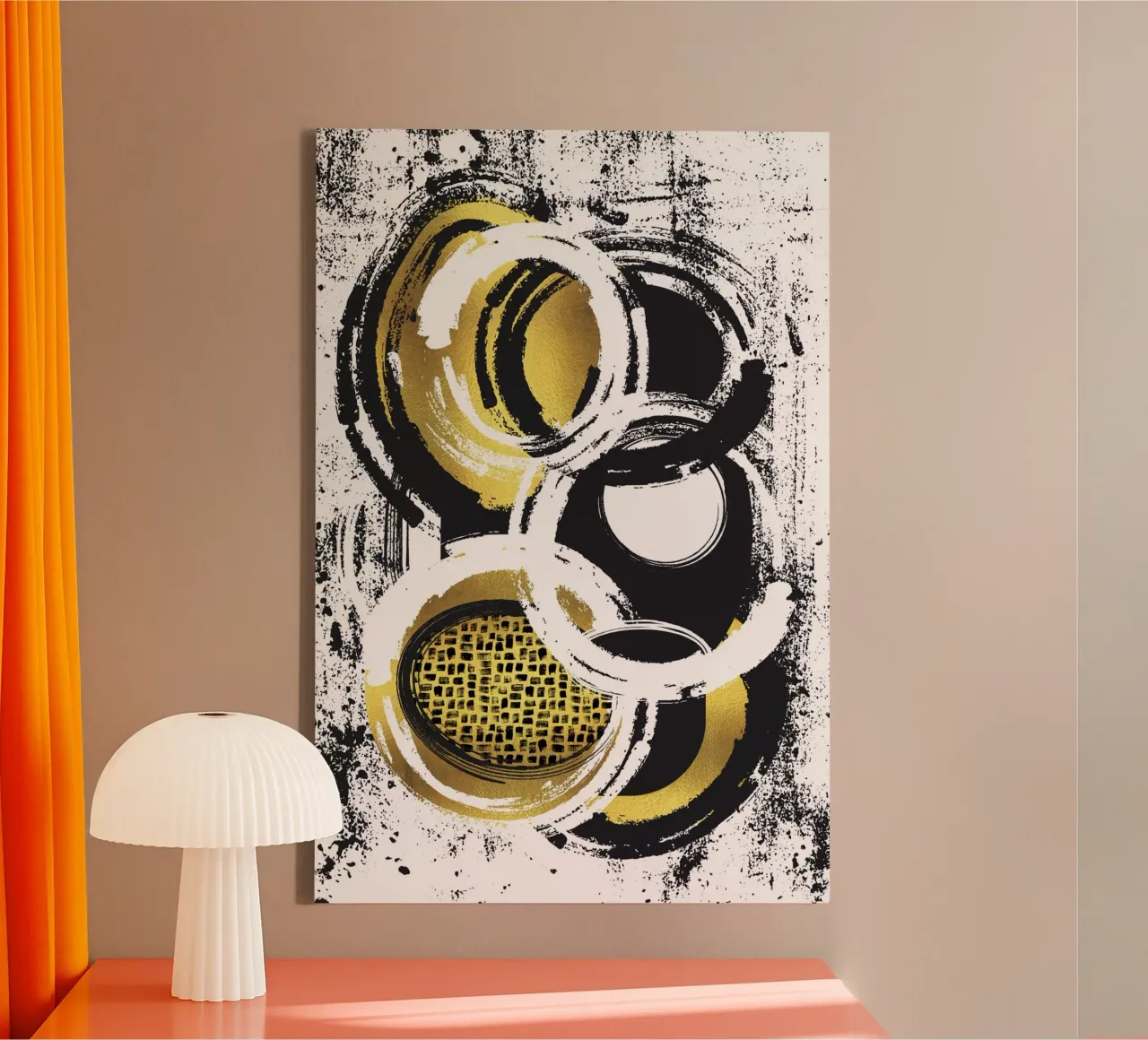 Abstract Painting No. 2 - Cohesion canvas by Melanie Viola