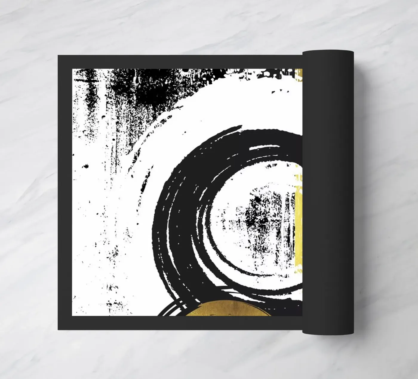 ABSTRACT ART Dynamic forms doormat by Melanie Viola