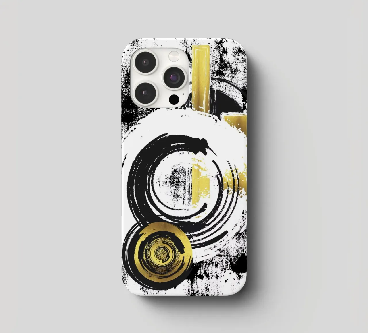 ABSTRAKTE KUNST Dynamische Formen iPhone Hülle von Melanie Viola