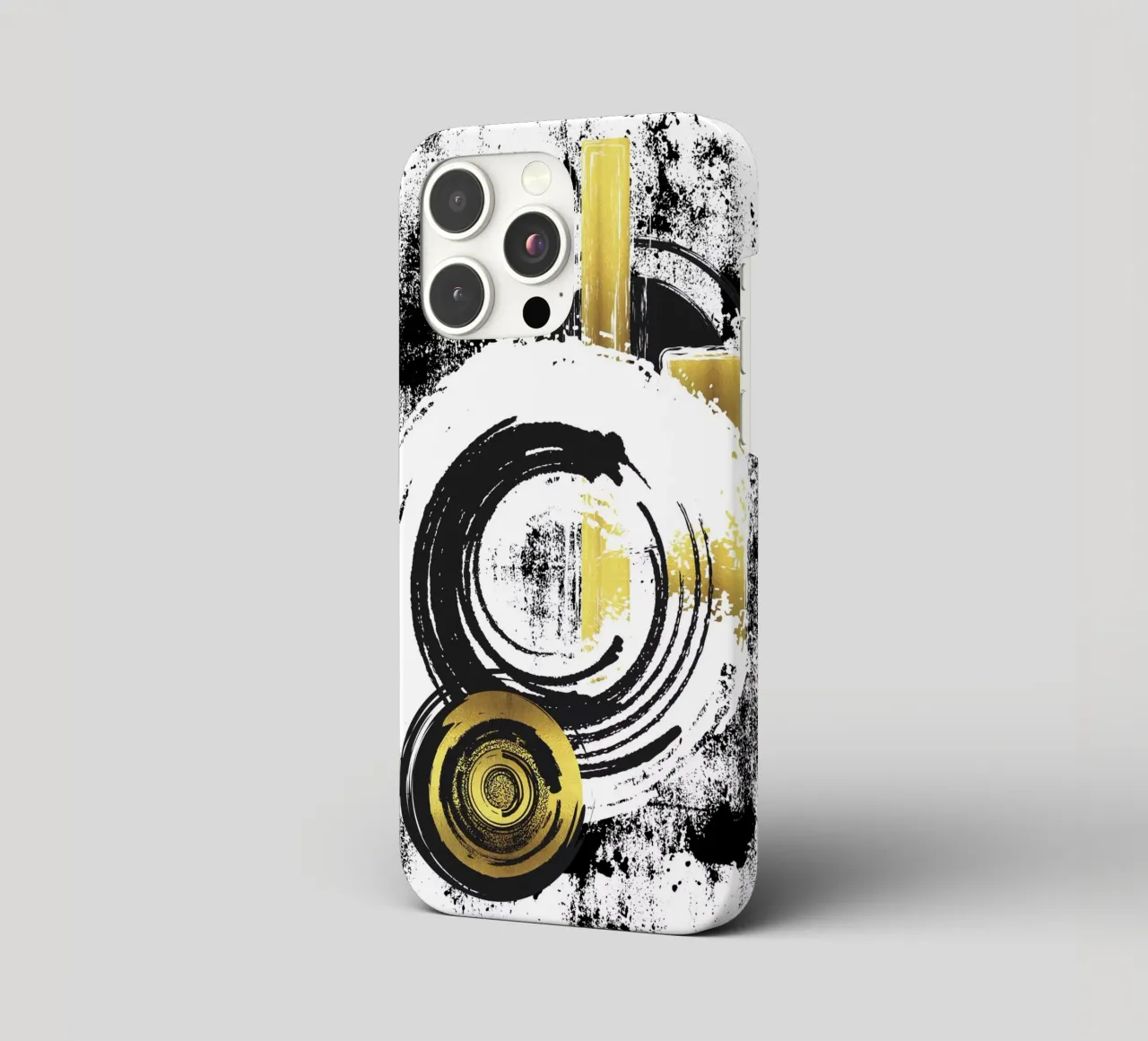 ABSTRAKTE KUNST Dynamische Formen iPhone Hülle von Melanie Viola