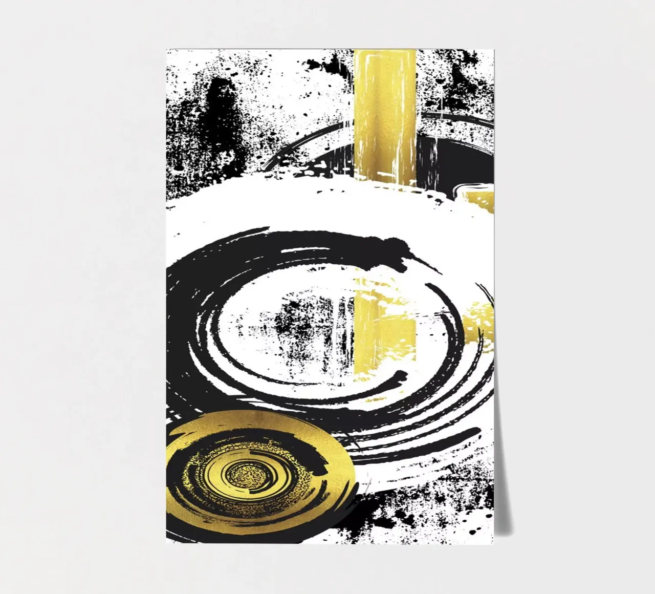 ART ABSTRACTUEL Formes dynamiques planche autocollant de Melanie Viola