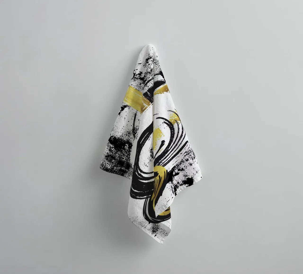 ABSTRACT ART Dynamic forms towel by Melanie Viola