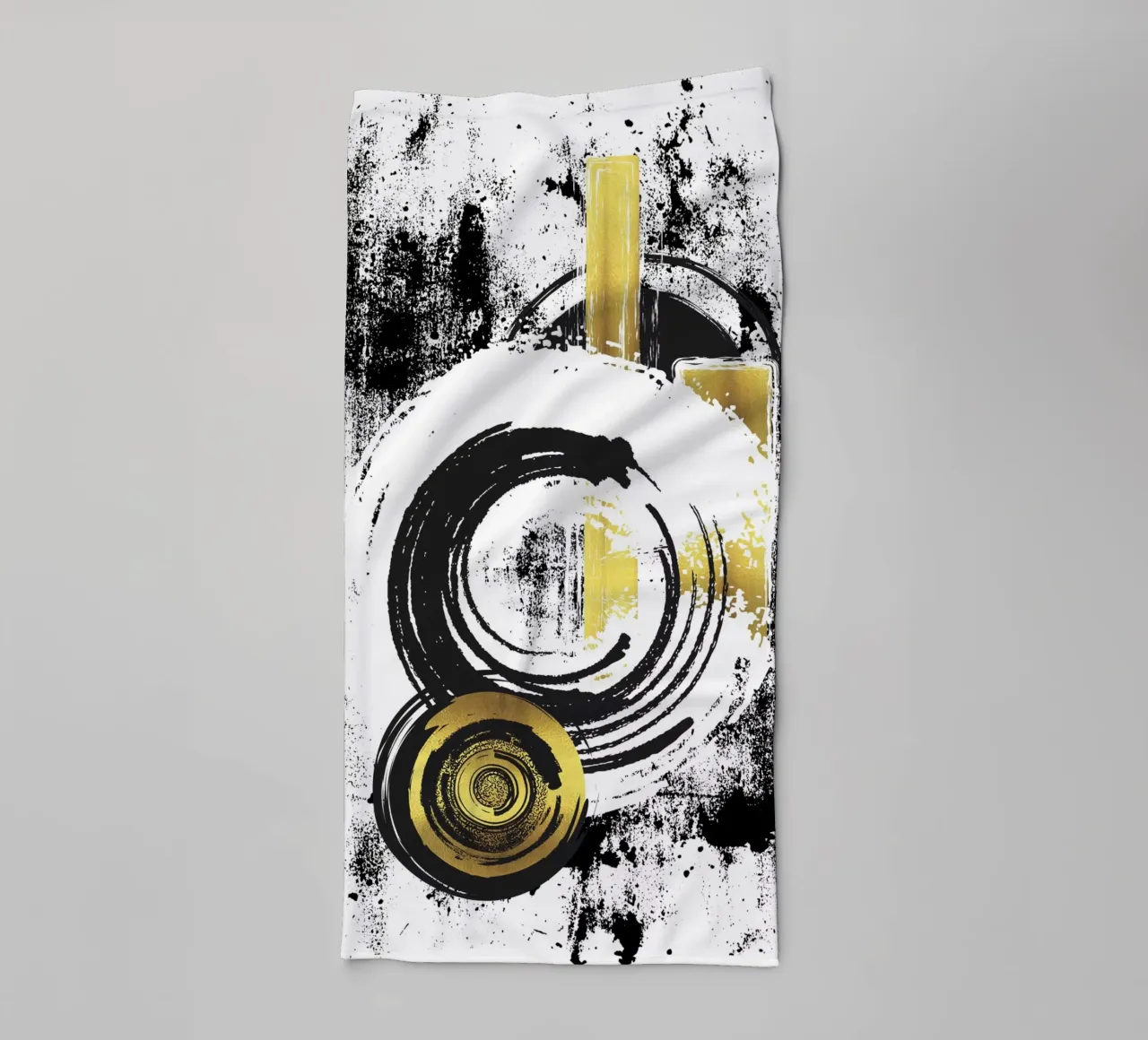 ABSTRACT ART Dynamic forms towel by Melanie Viola