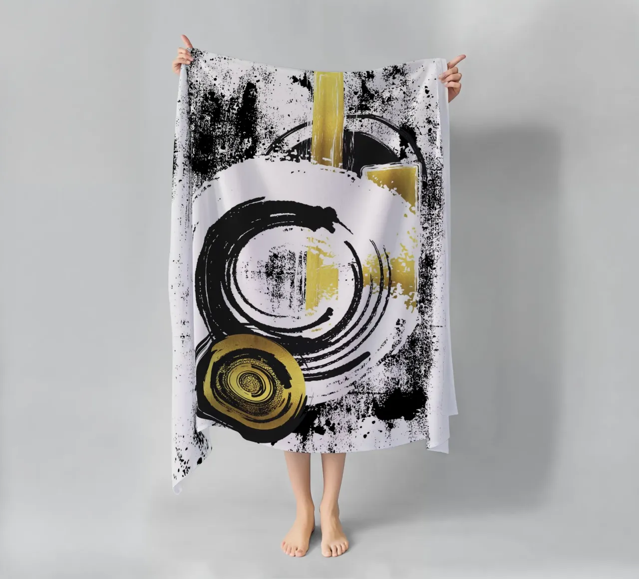 ABSTRACT ART Forme dinamiche telo mare da Melanie Viola