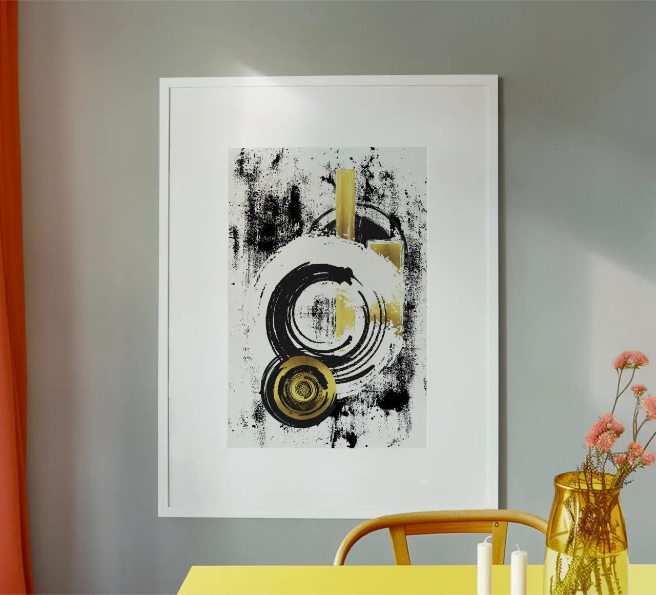 ABSTRACT ART Dynamic forms hahnemühle by Melanie Viola