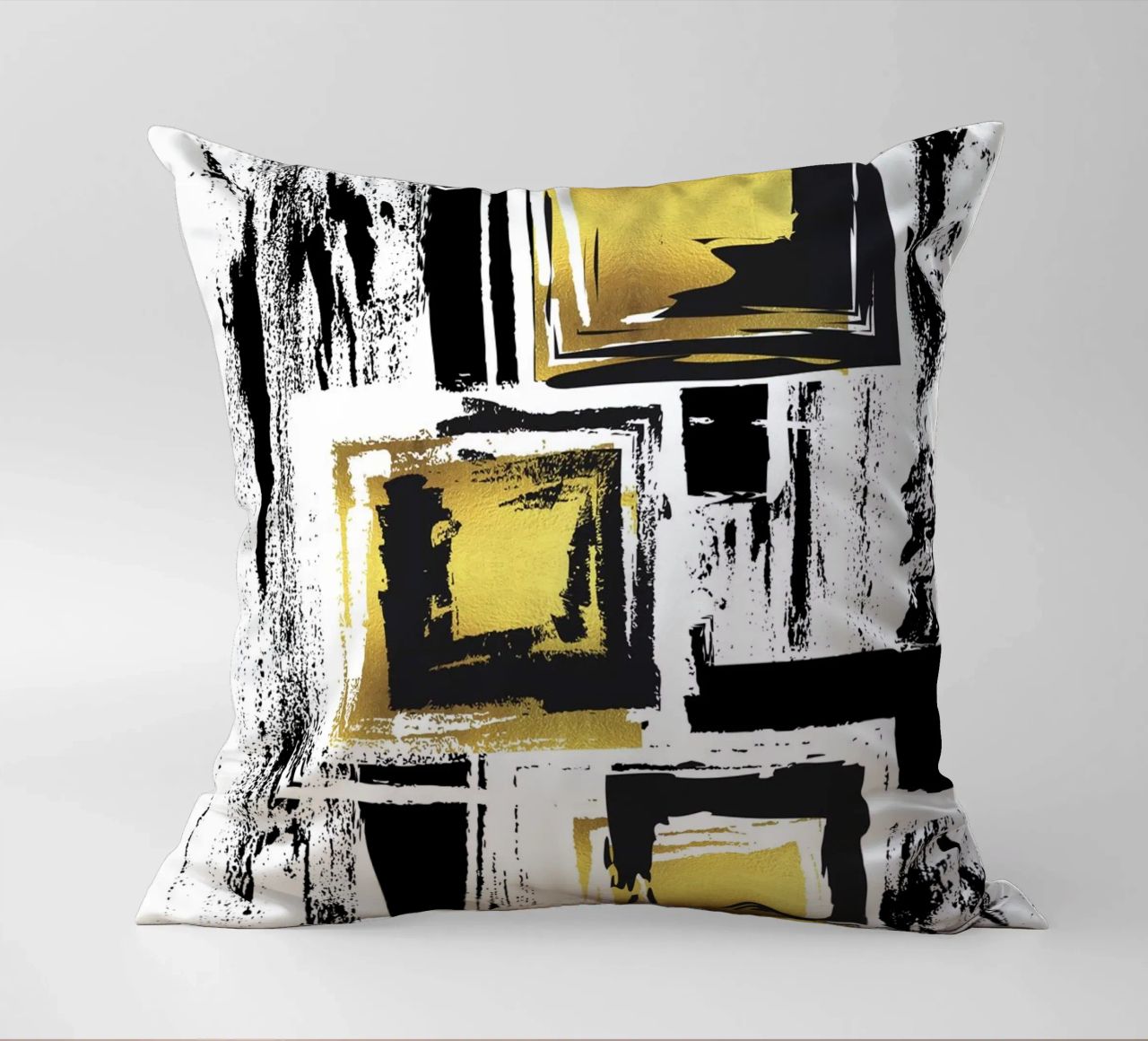 ABSTRACT ART Urban patterns decorative cushion by Melanie Viola
