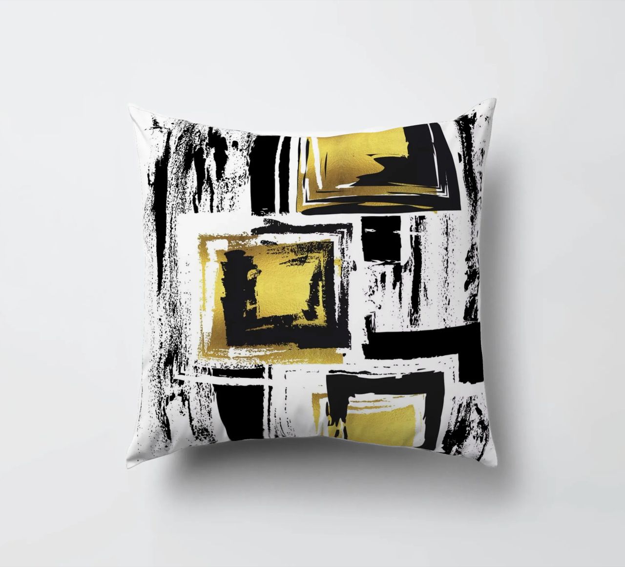 ABSTRACT ART Urban patterns decorative cushion by Melanie Viola