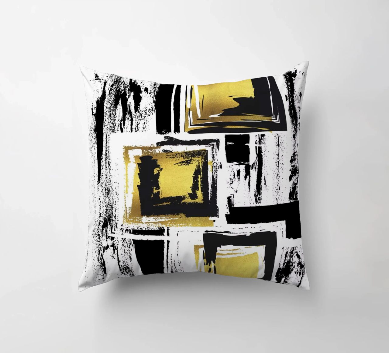 ABSTRACT ART Urban patterns decorative cushion by Melanie Viola