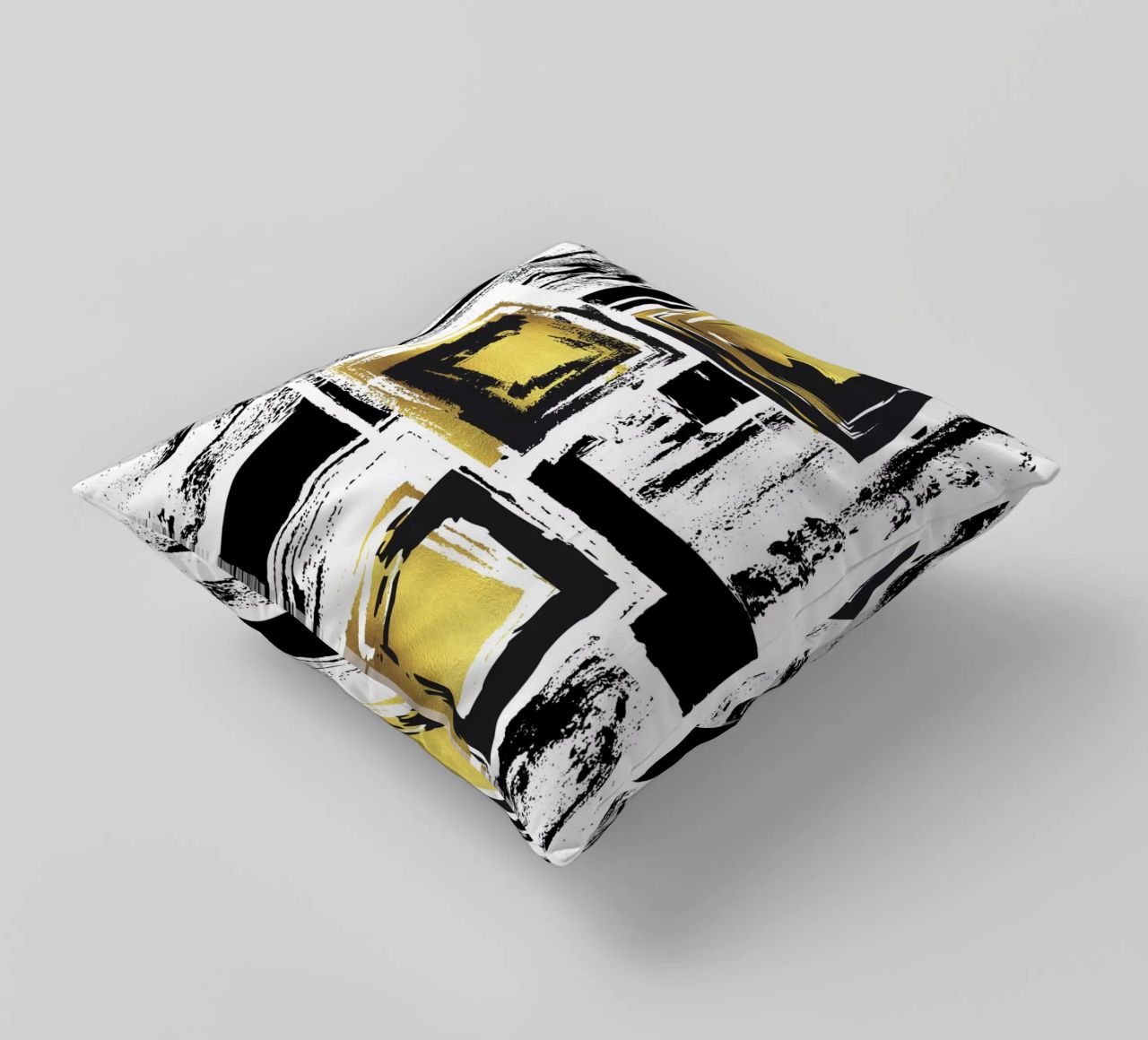 ABSTRACT ART Urban patterns decorative cushion by Melanie Viola