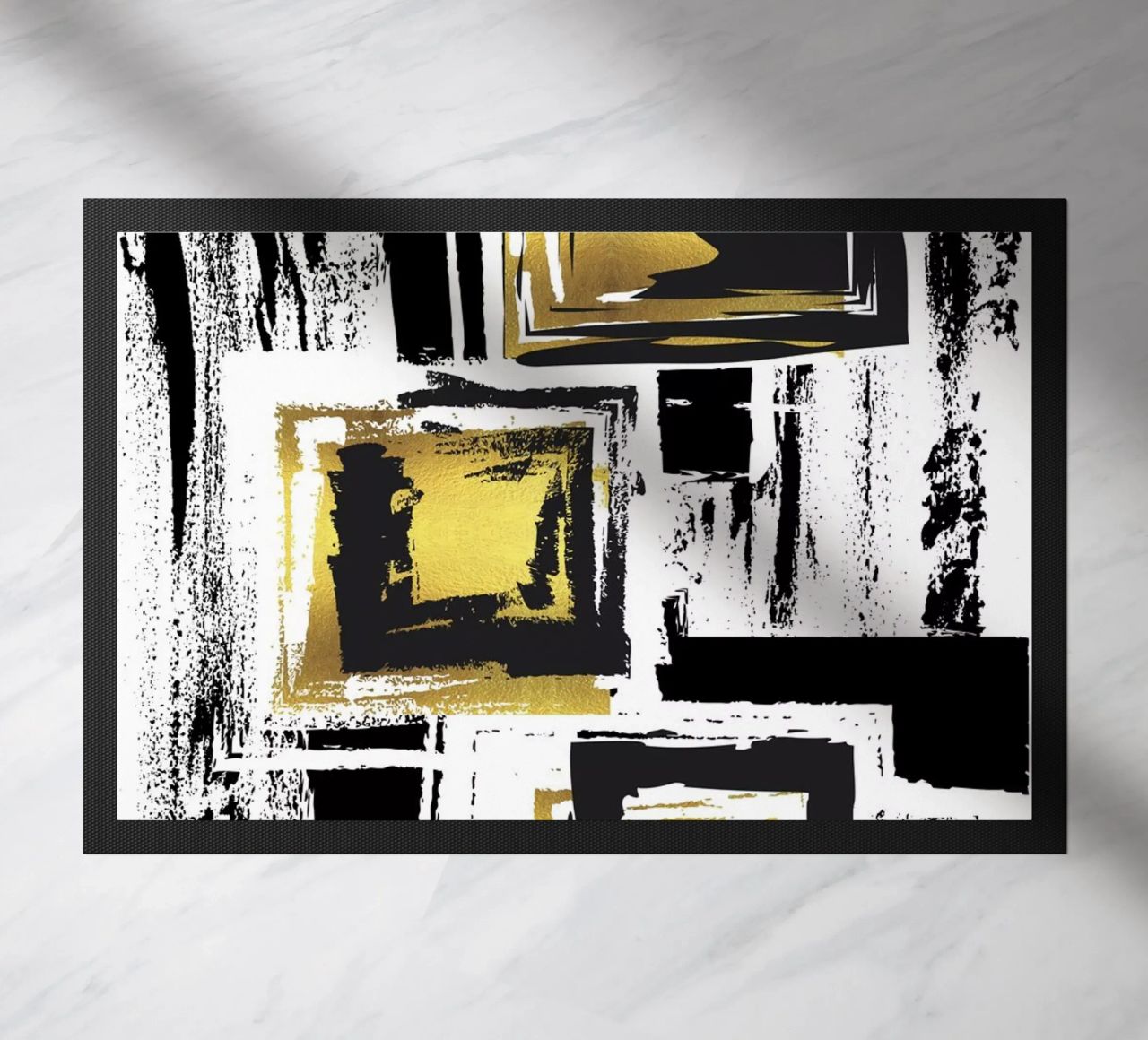ABSTRACT ART Urban patterns doormat by Melanie Viola