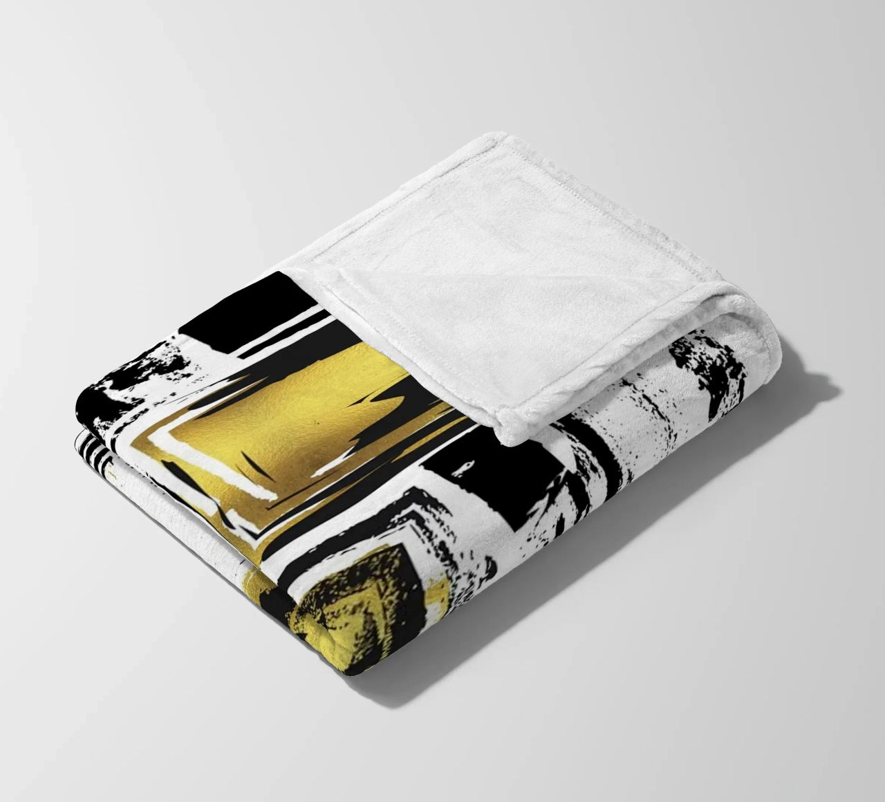 ABSTRACT ART Urban patterns fleece blanket by Melanie Viola