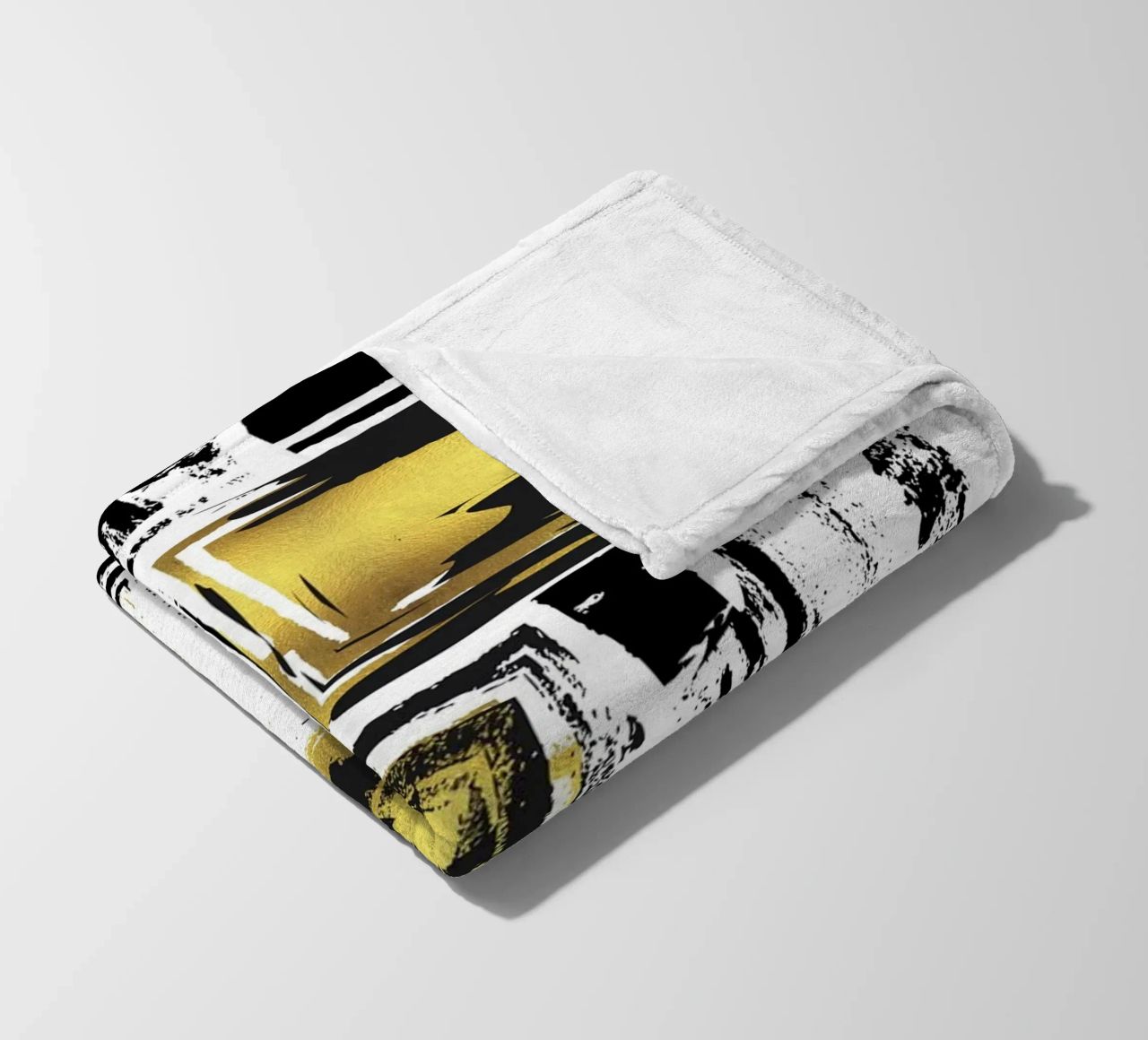 ABSTRACT ART Urban patterns fleece blanket by Melanie Viola