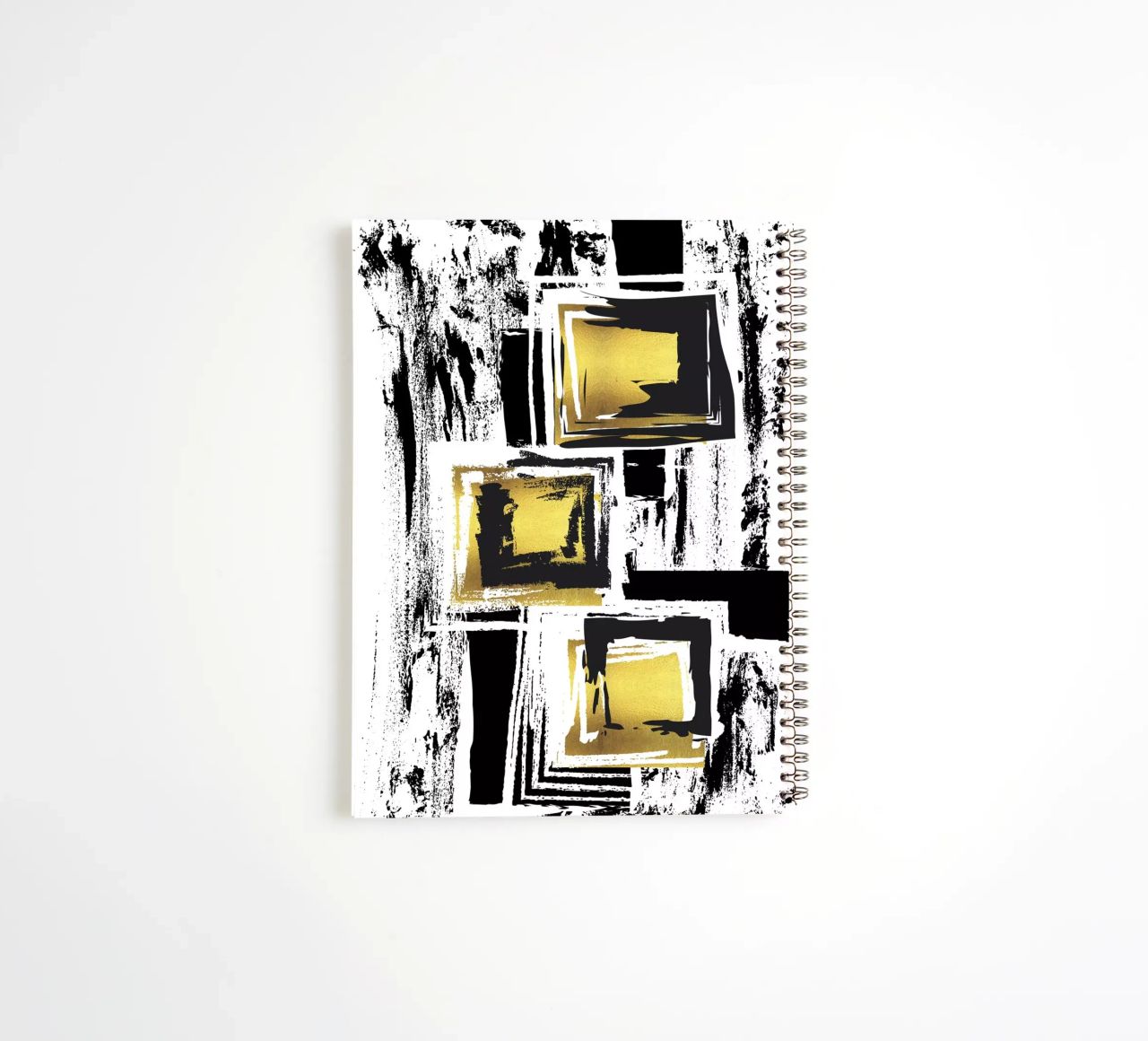 ABSTRACT ART Urban patterns spiral notebook by Melanie Viola