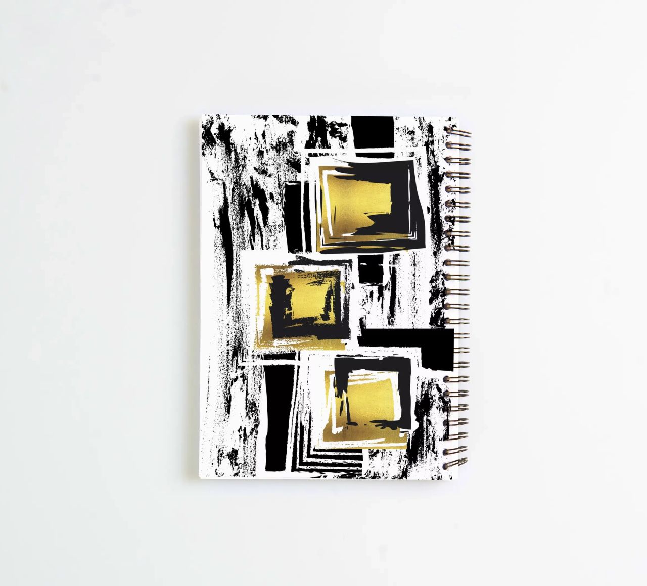 ABSTRACT ART Urban patterns spiral notebook by Melanie Viola