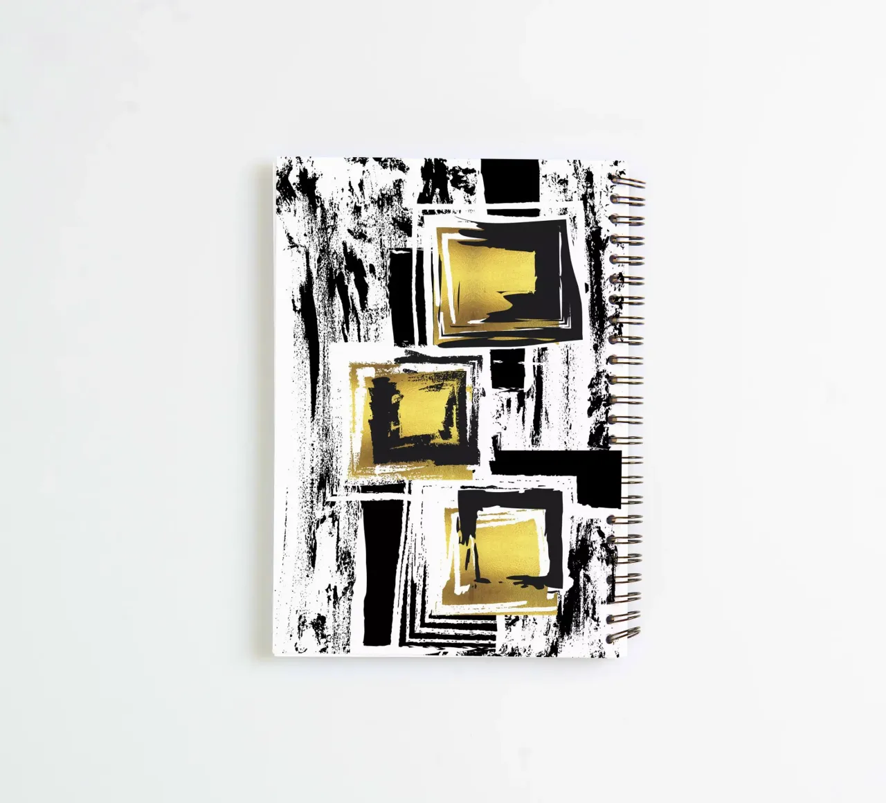 ABSTRACT KUNST Stedelijke patronen notitieboek met spiraal van Melanie Viola