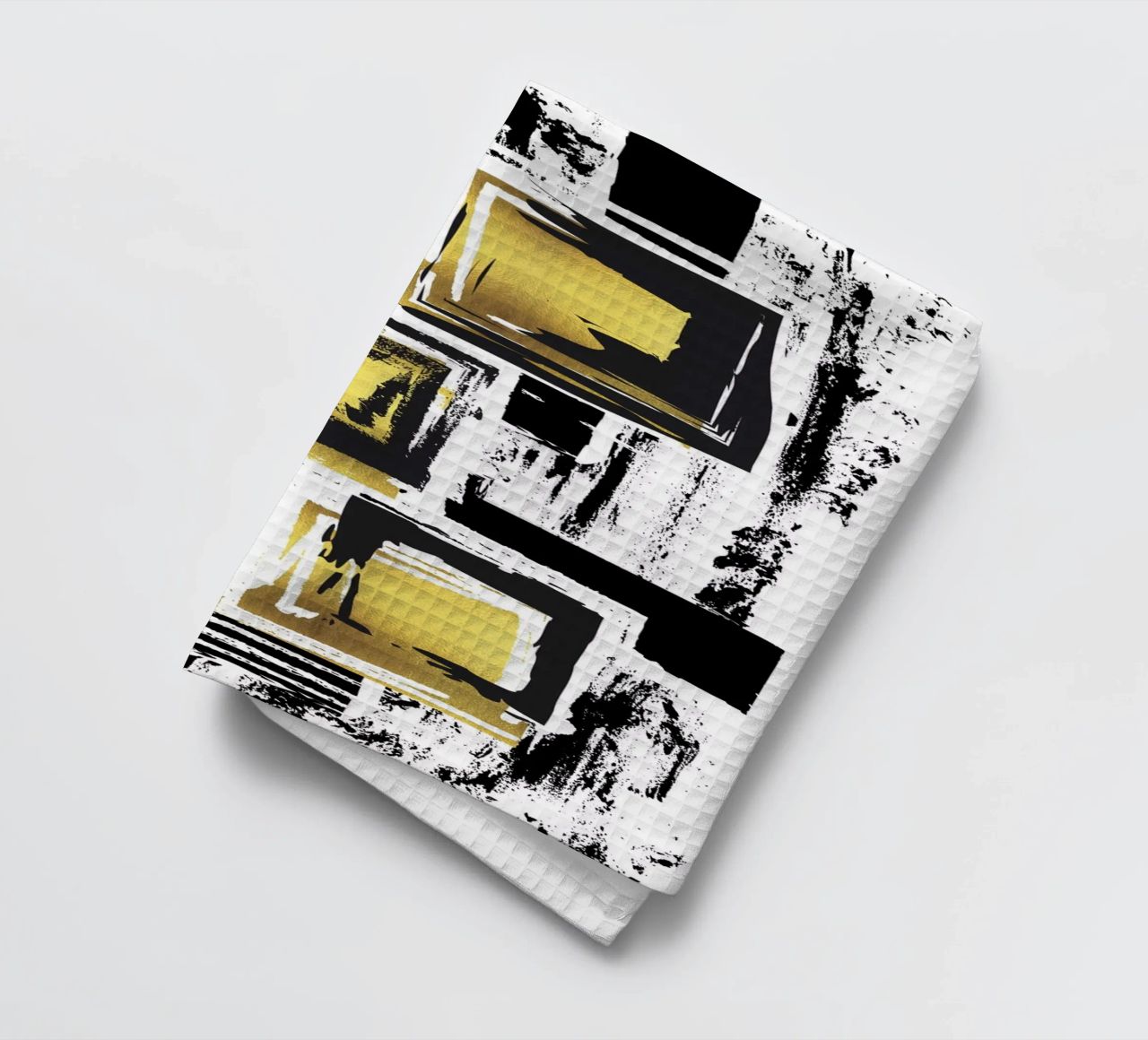 ABSTRACT ART Urban patterns tea towel by Melanie Viola
