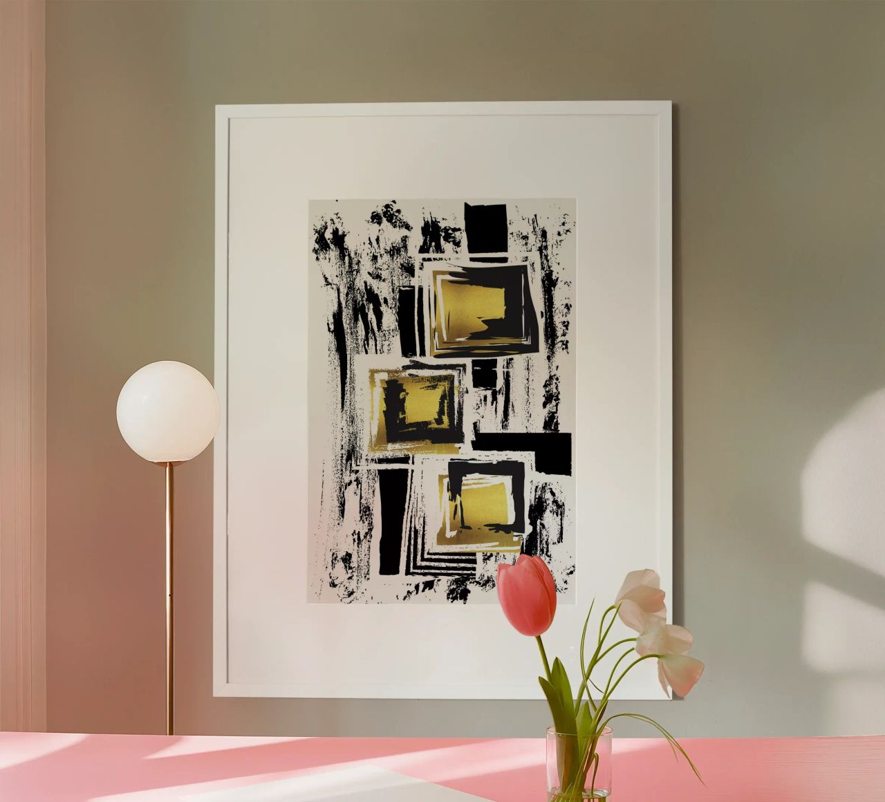 ABSTRACT ART Urban patterns poster by Melanie Viola