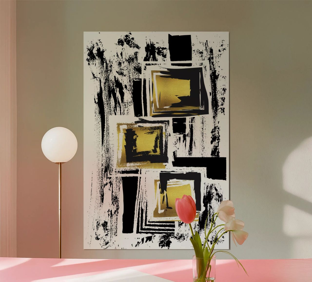ABSTRACT ART Urban patterns poster by Melanie Viola