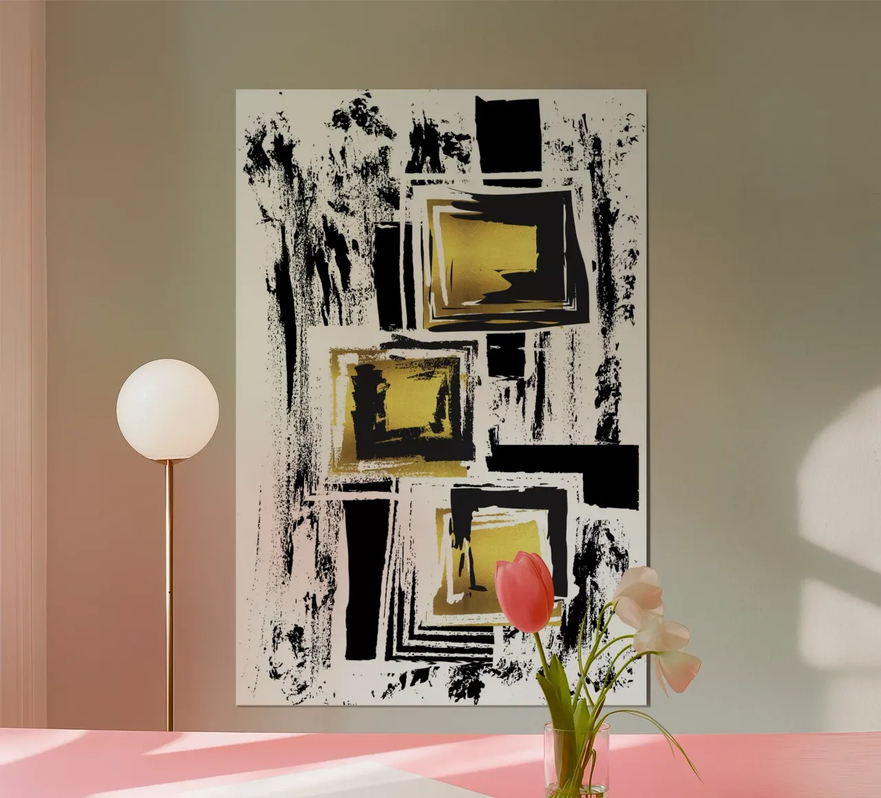 ABSTRACT ART Urbane Muster Hahnemühle von Melanie Viola