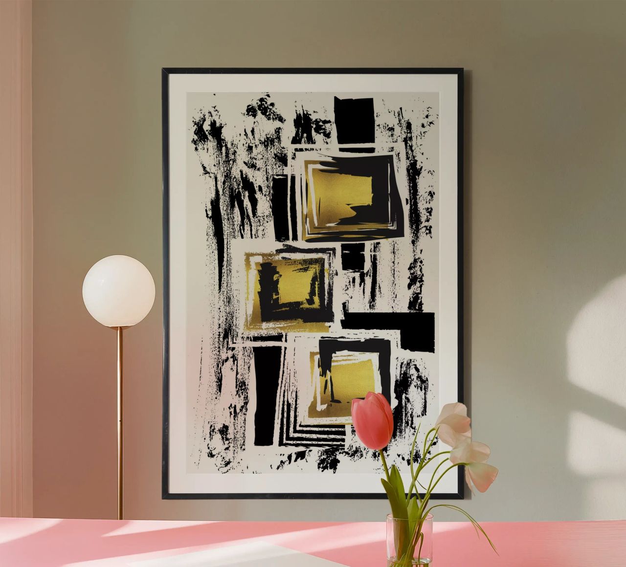 ABSTRACT ART Urban patterns poster by Melanie Viola