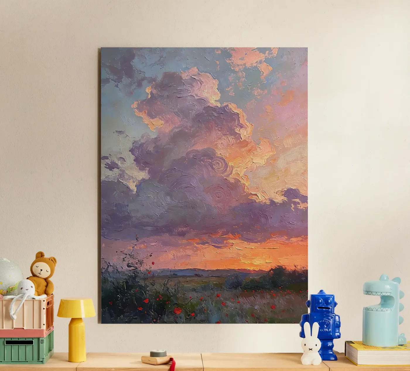 Sunset Sky with Dramatic Clouds forex plate by medineprint