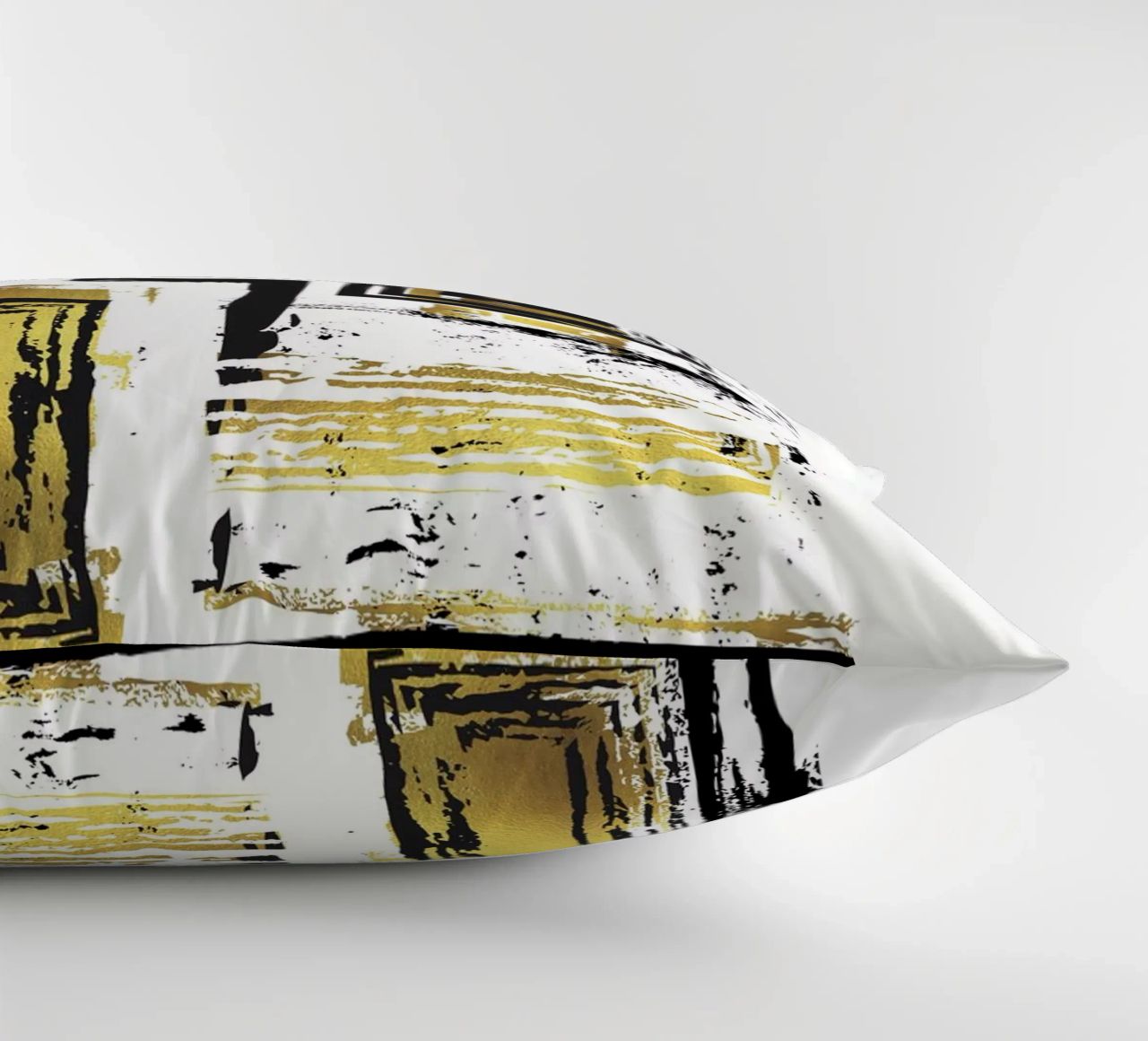 ABSTRACT ART Angular structures decorative cushion by Melanie Viola