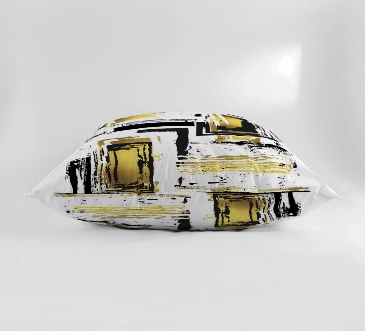 ABSTRACT ART Angular structures decorative cushion by Melanie Viola