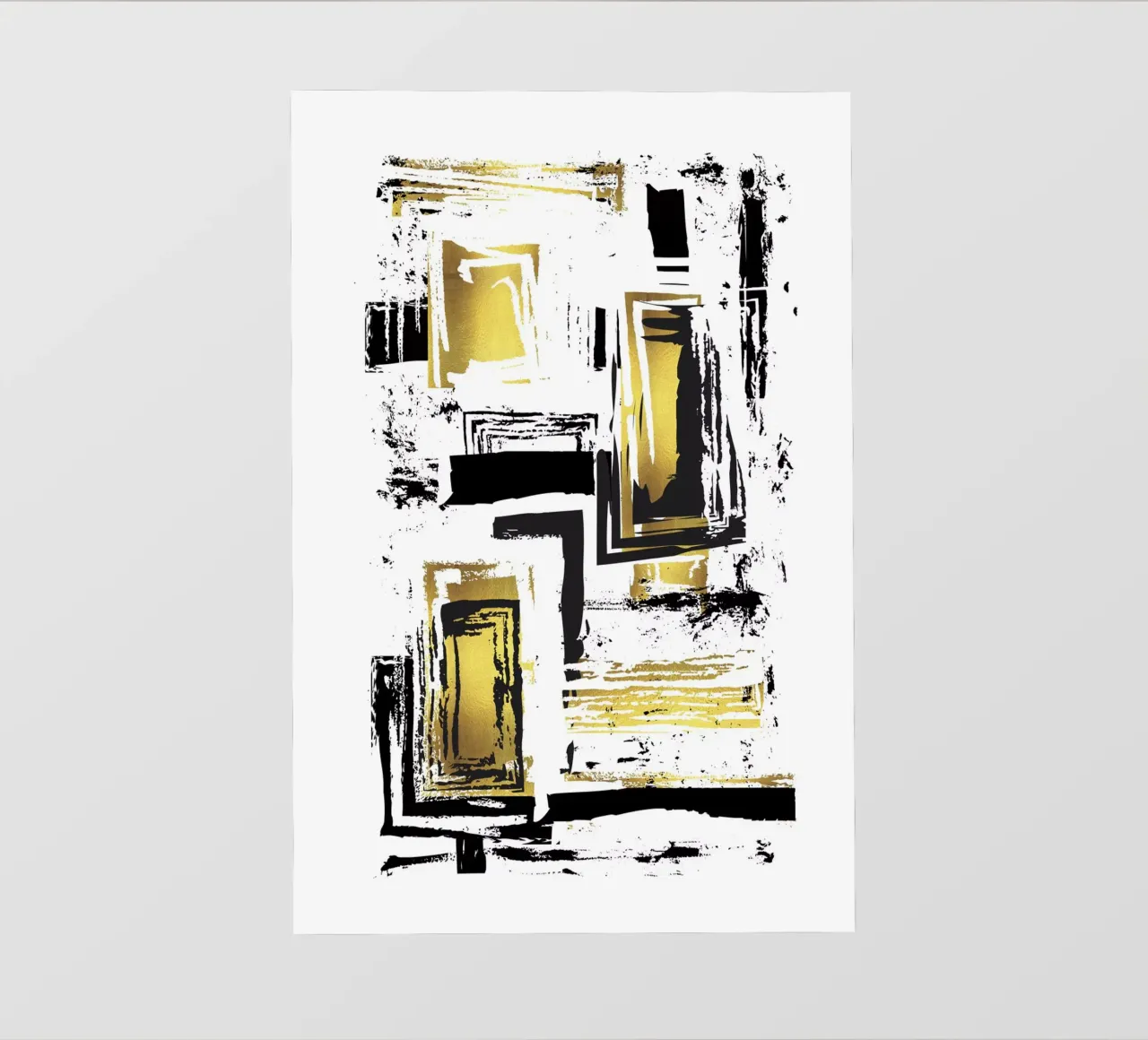ABSTRACT ART Angular structures photo wallpaper by Melanie Viola