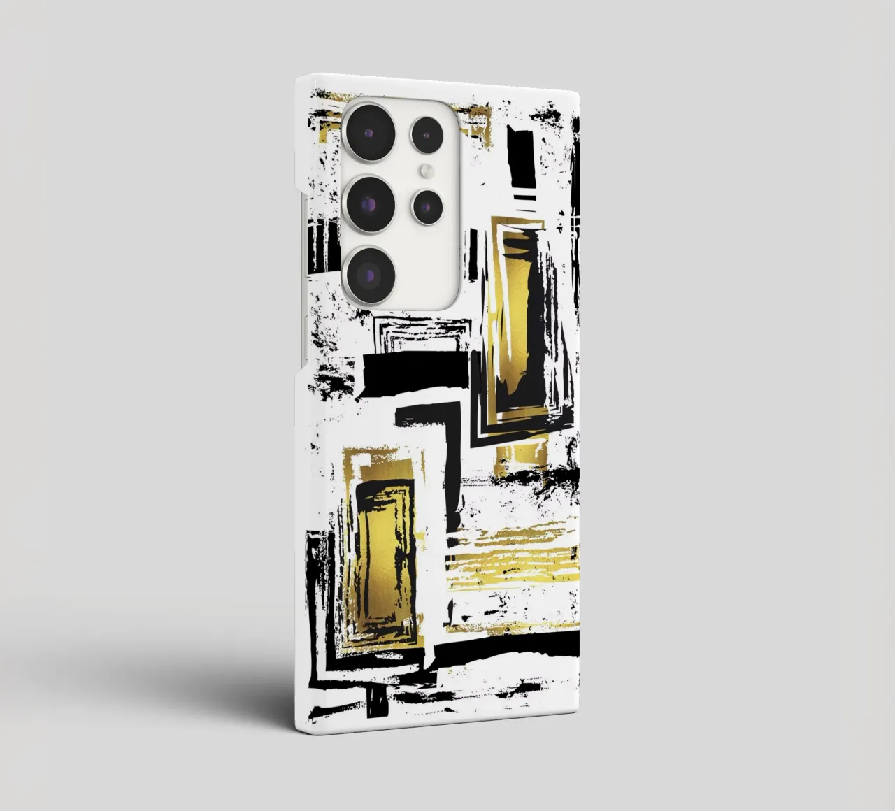 ABSTRACT ART Angular structures samsung phone case by Melanie Viola