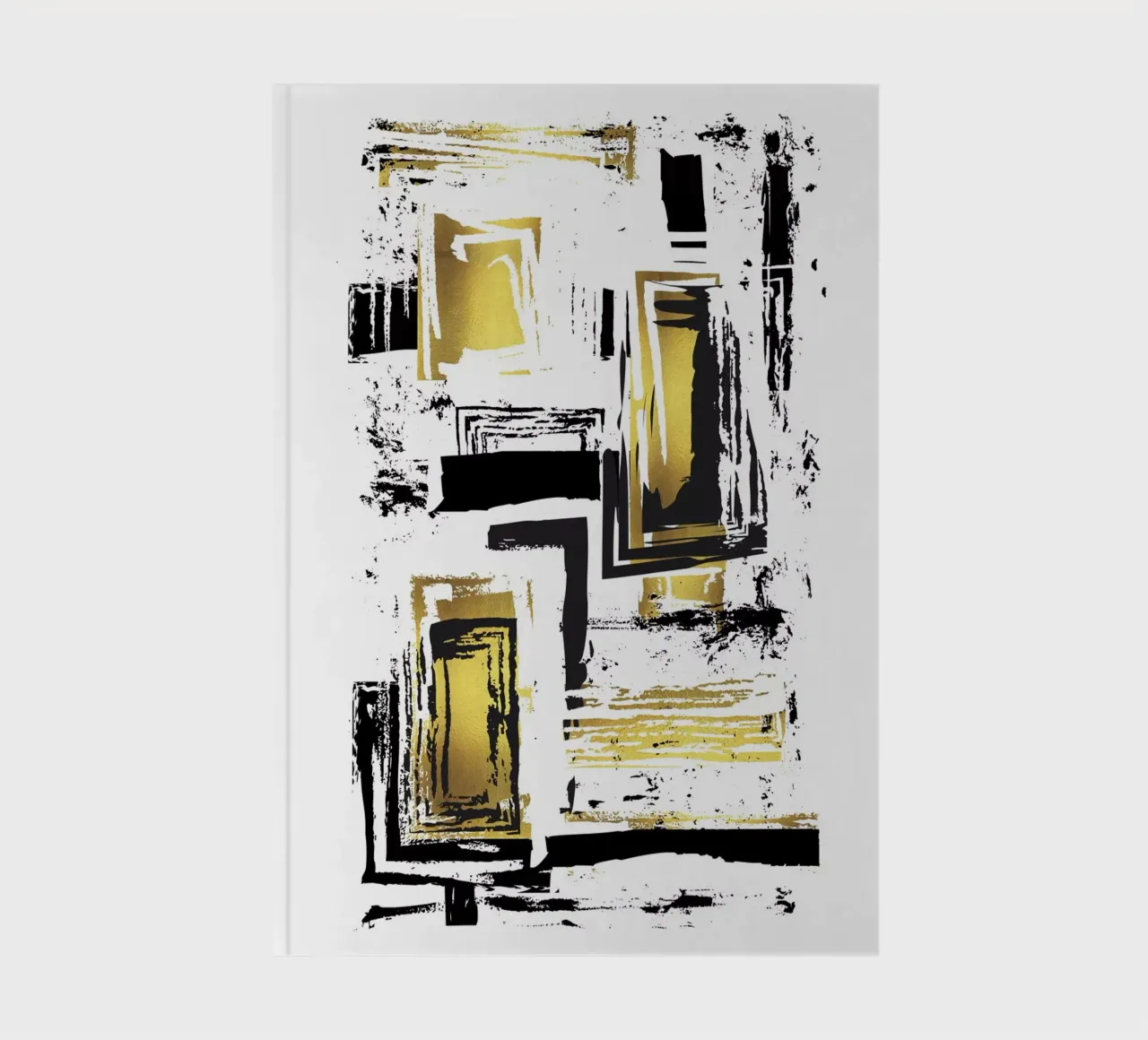 ART ABSTRACTUEL Structures anguleuses carnet de notes de Melanie Viola