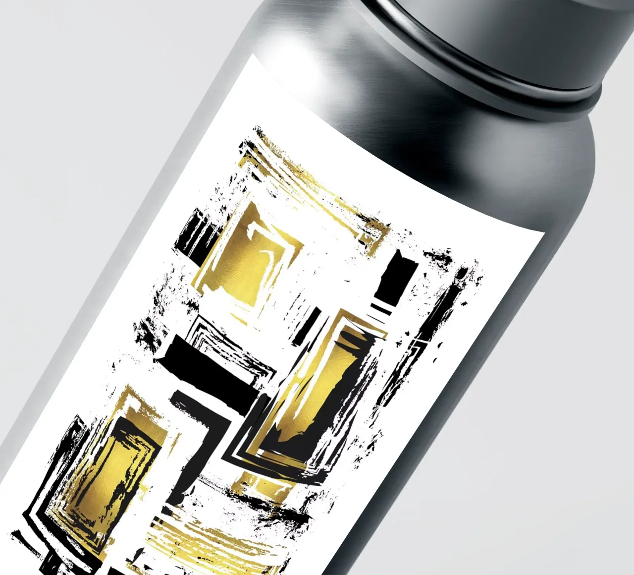 ABSTRACT ART Angular structures sticker by Melanie Viola