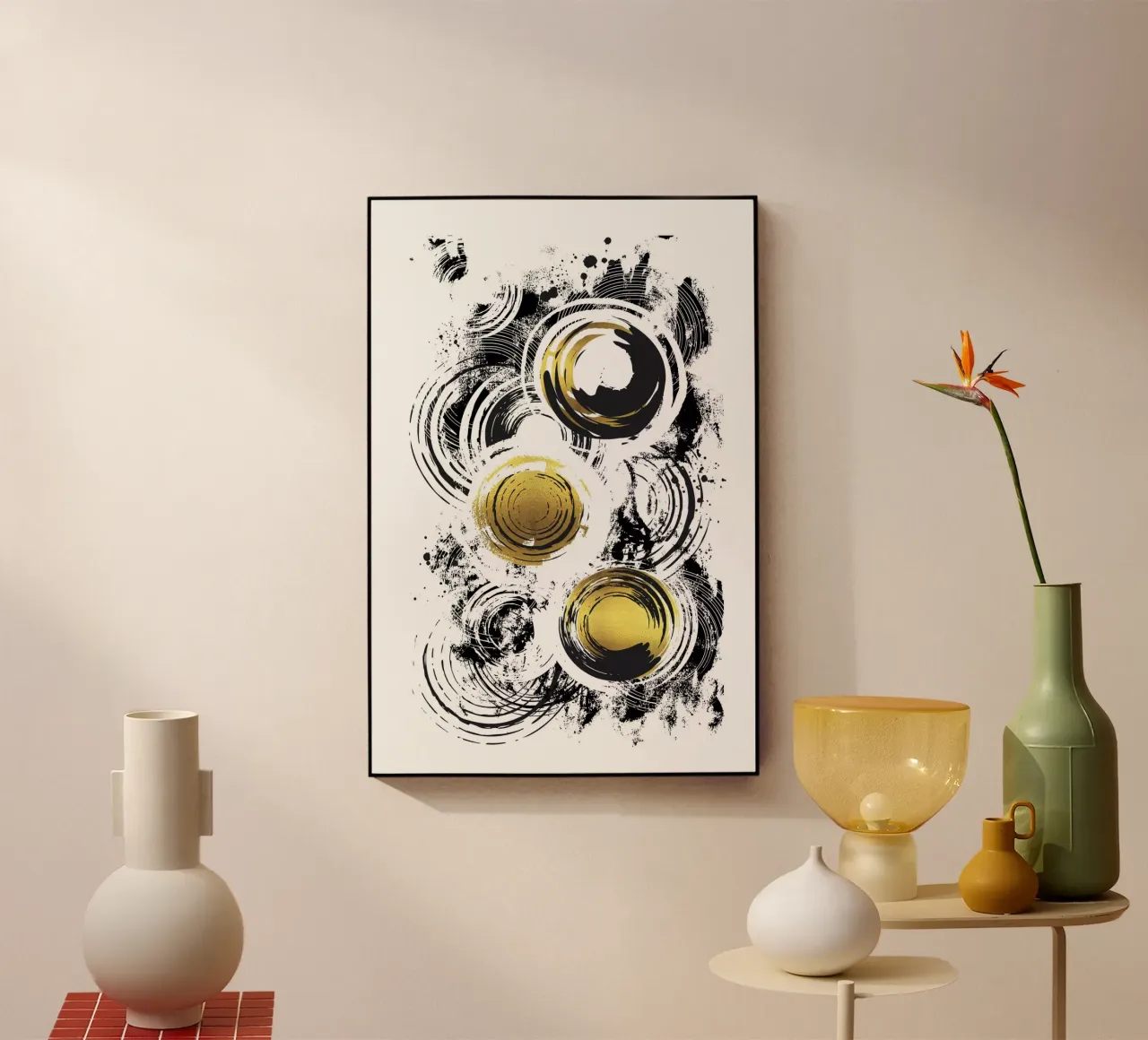 ABSTRACT ART Cerchi da corsa plexiglass da Melanie Viola