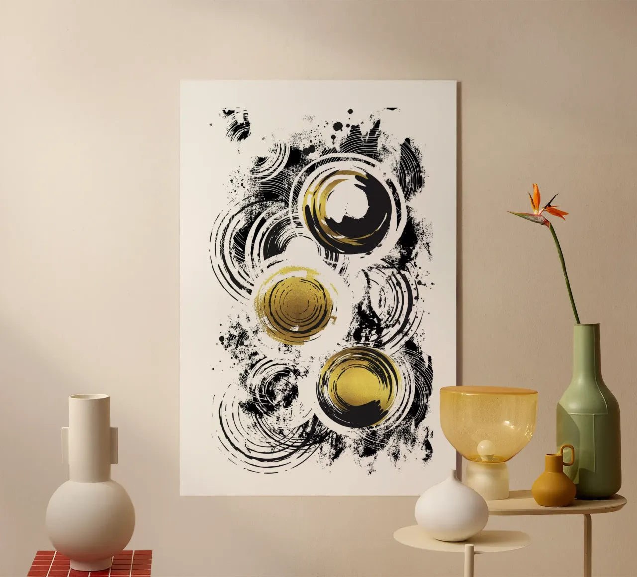 ABSTRACT ART Cerchi da corsa plexiglass da Melanie Viola
