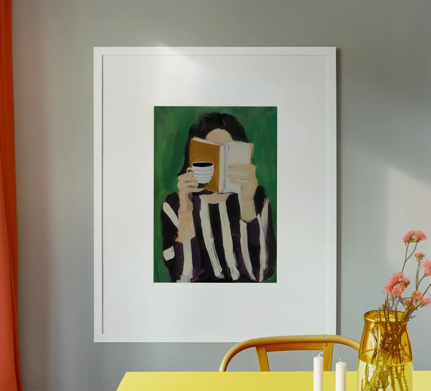 Caffè e libri poster da Birgitpopshop