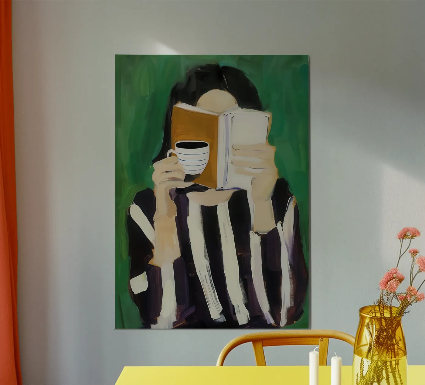 Caffè e libri poster da Birgitpopshop
