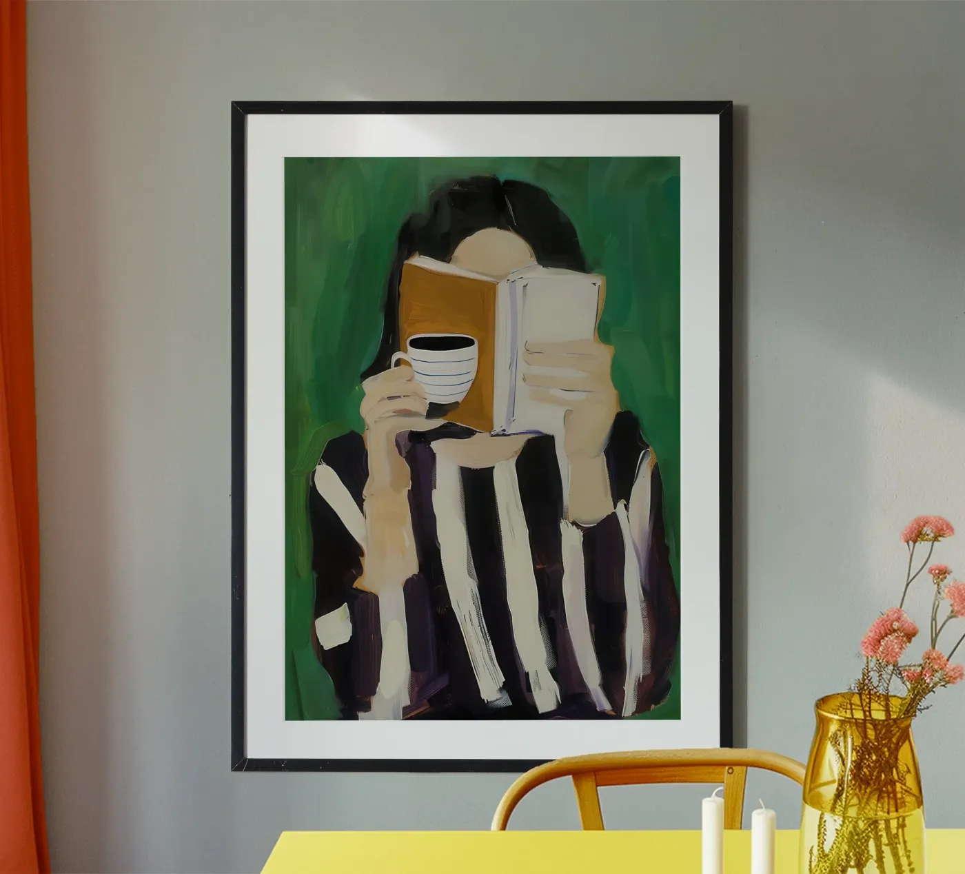 Caffè e libri poster da Birgitpopshop
