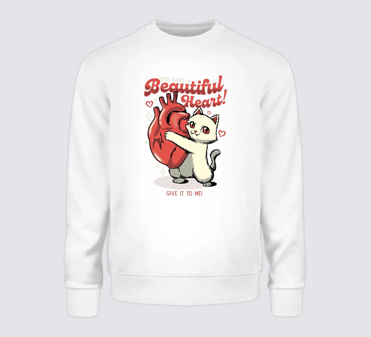 You Have a Beautiful Heart Cat sudadera de Tobe Fonseca