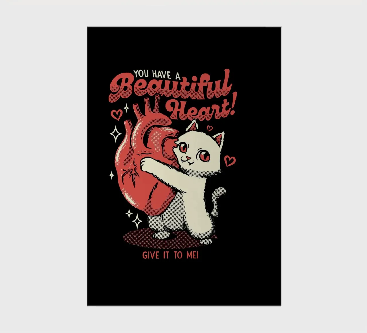 You Have a Beautiful Heart Cat notebook by Tobe Fonseca