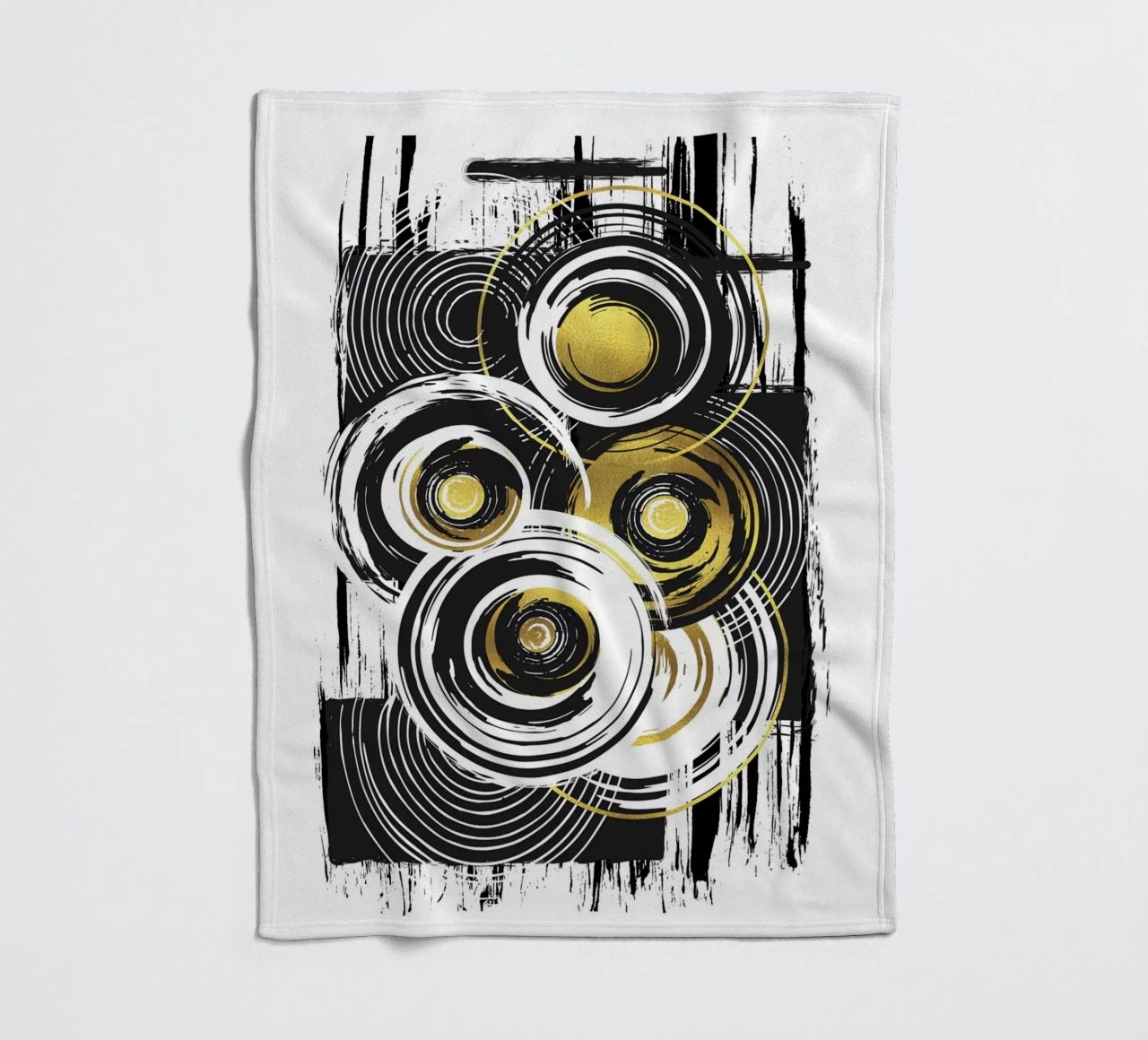 ABSTRACT ART Carico pesante coperta in pile da Melanie Viola