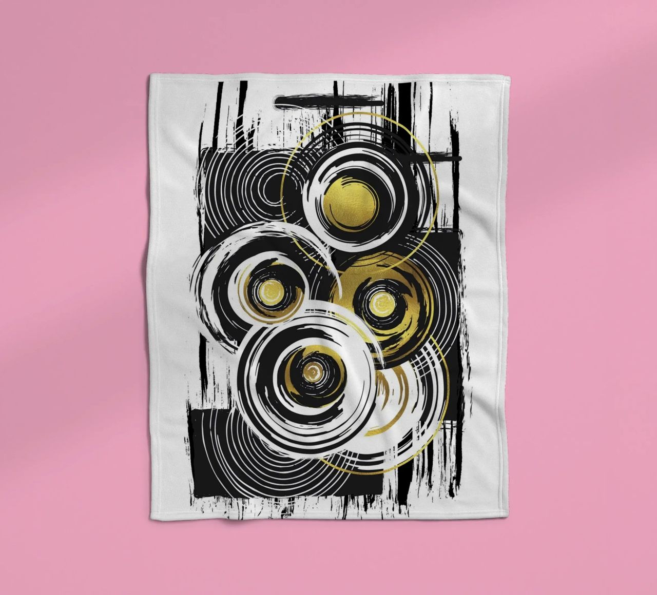ABSTRACT ART Carico pesante coperta in pile da Melanie Viola