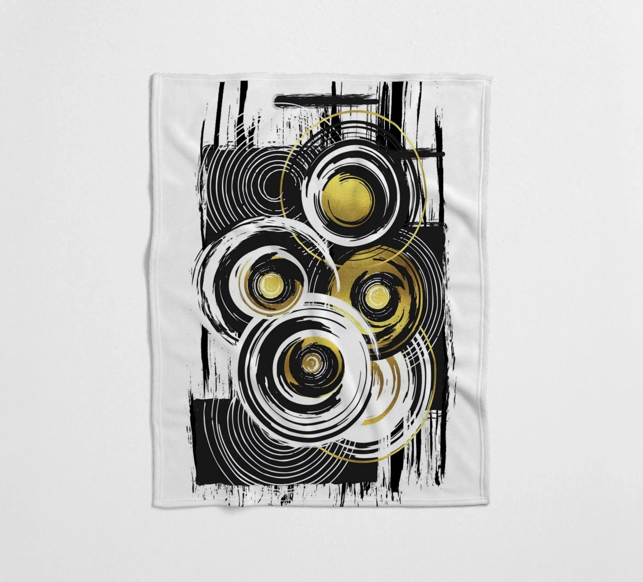 ABSTRACT ART Carico pesante coperta in pile da Melanie Viola