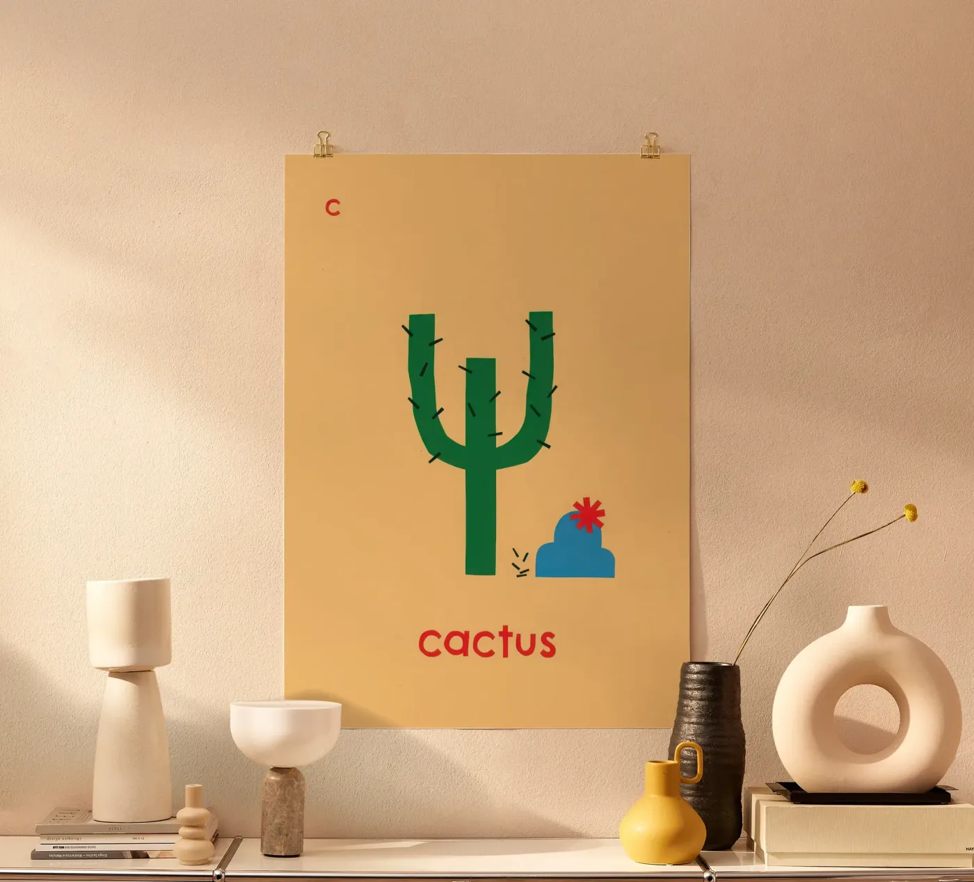 Cactus poster by Miguel Dehn